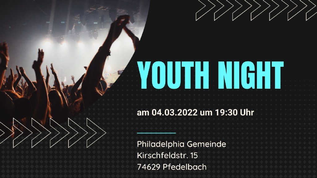 Youth Night am 04.03.2022 ab 19.30 Uhr