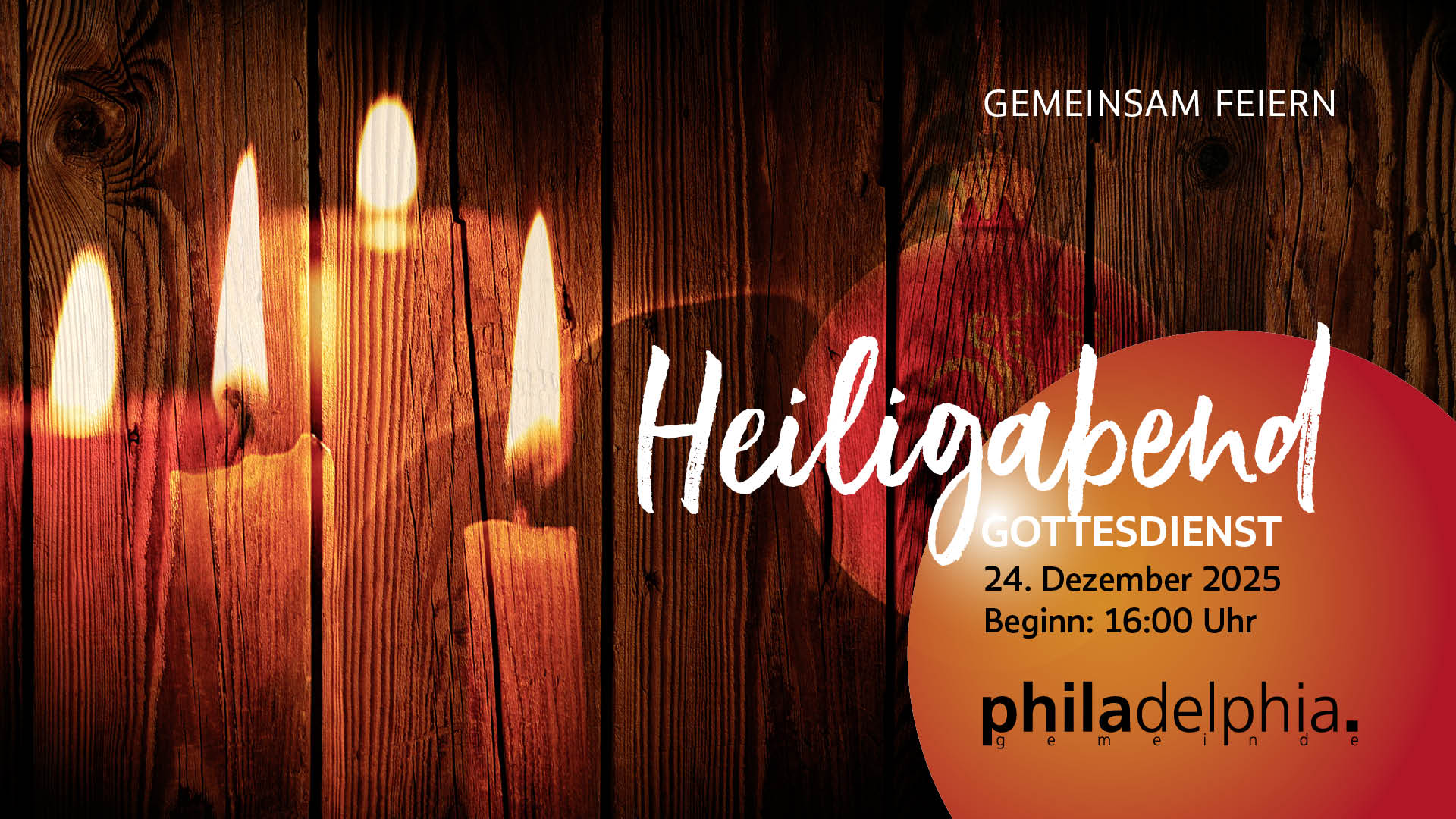 Heiligabend-Gottesdienst 24.12.2025 16:00 Uhr